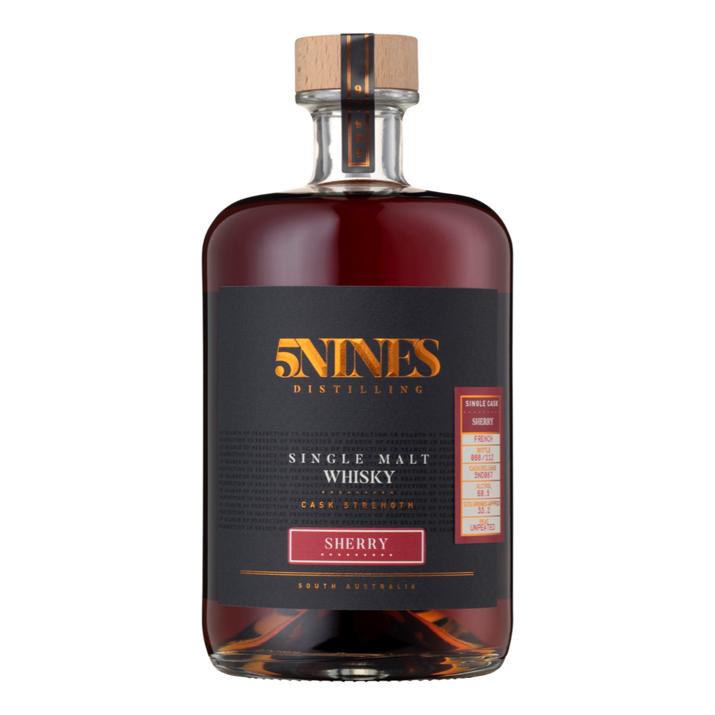 5Nines Distilling - Single Malt Whisky - Single Cask - PX Sherry Cask Strength 5ND088 59.6% 700ML - Mind Spirits & Co.