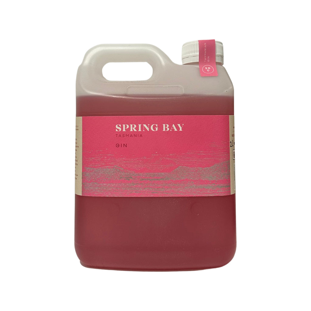Spring Bay Tasmanian Pink Gin 40% 2L Bulk - Mind Spirits & Co.