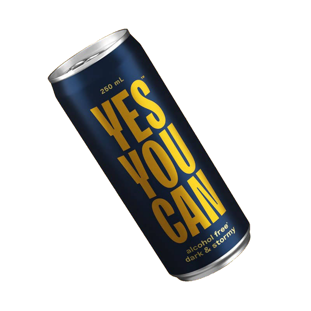 Yes You Can Dark & Stormy Alcohol Free RTD Carton 6x4packs 0% 250ML - Mind Spirits & Co.