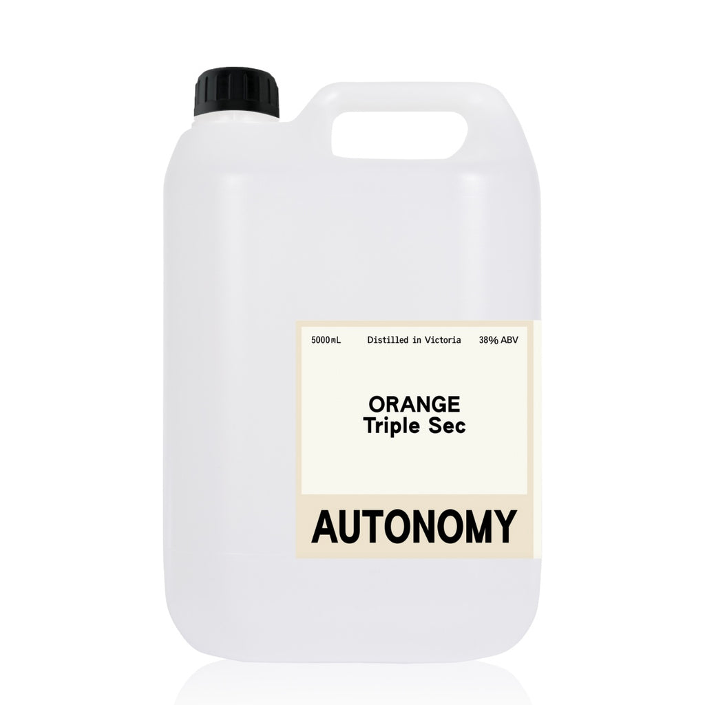 Autonomy Orange Triple Sec Liqueur 38% 5L -Bulk-