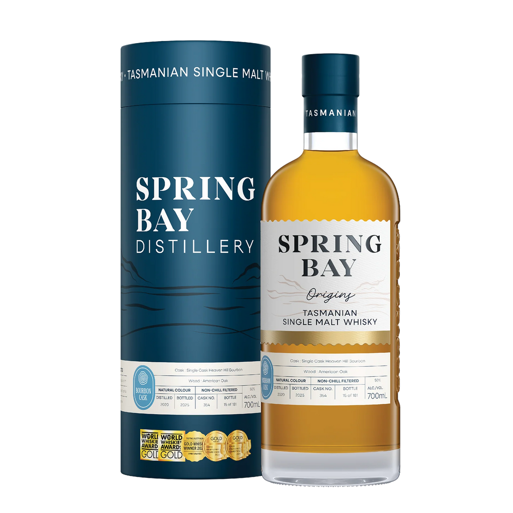 Spring Bay Tasmanian Single Malt Whisky Bourbon 50% 700ML