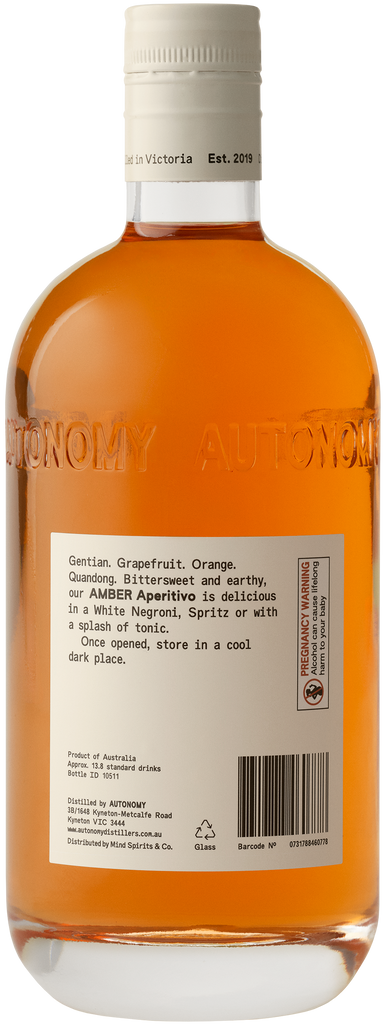 Autonomy Amber Aperitivo 25% 700ML