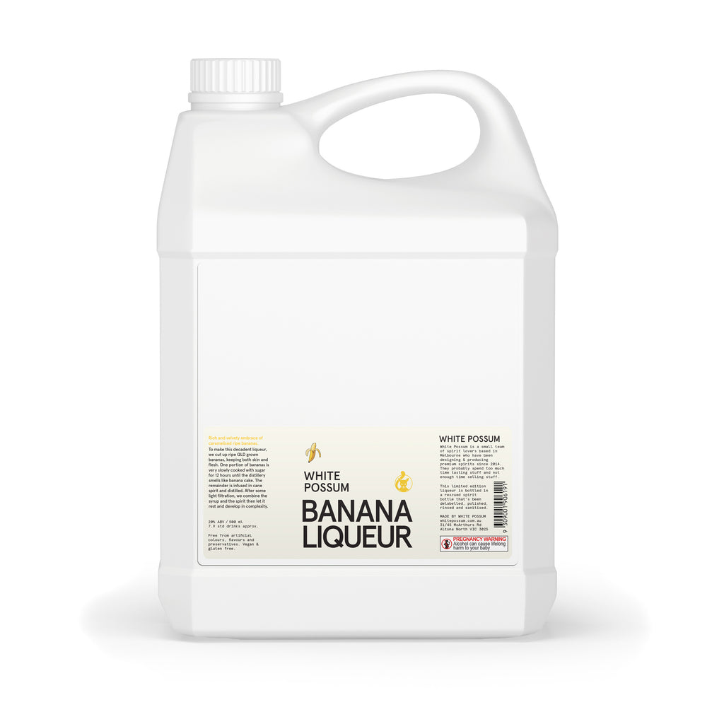 White Possum Banana Liqueur 20% 5L -Bulk-