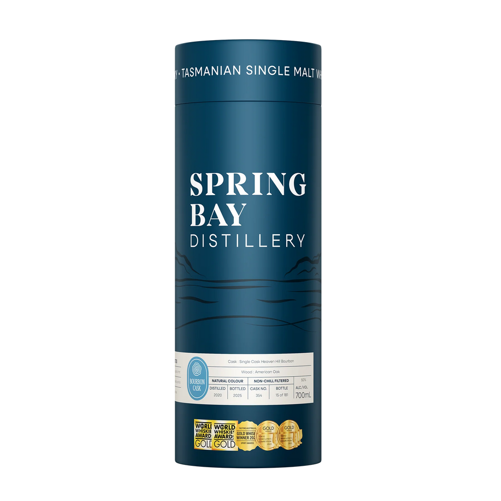 Spring Bay Tasmanian Single Malt Whisky Bourbon 50% 700ML