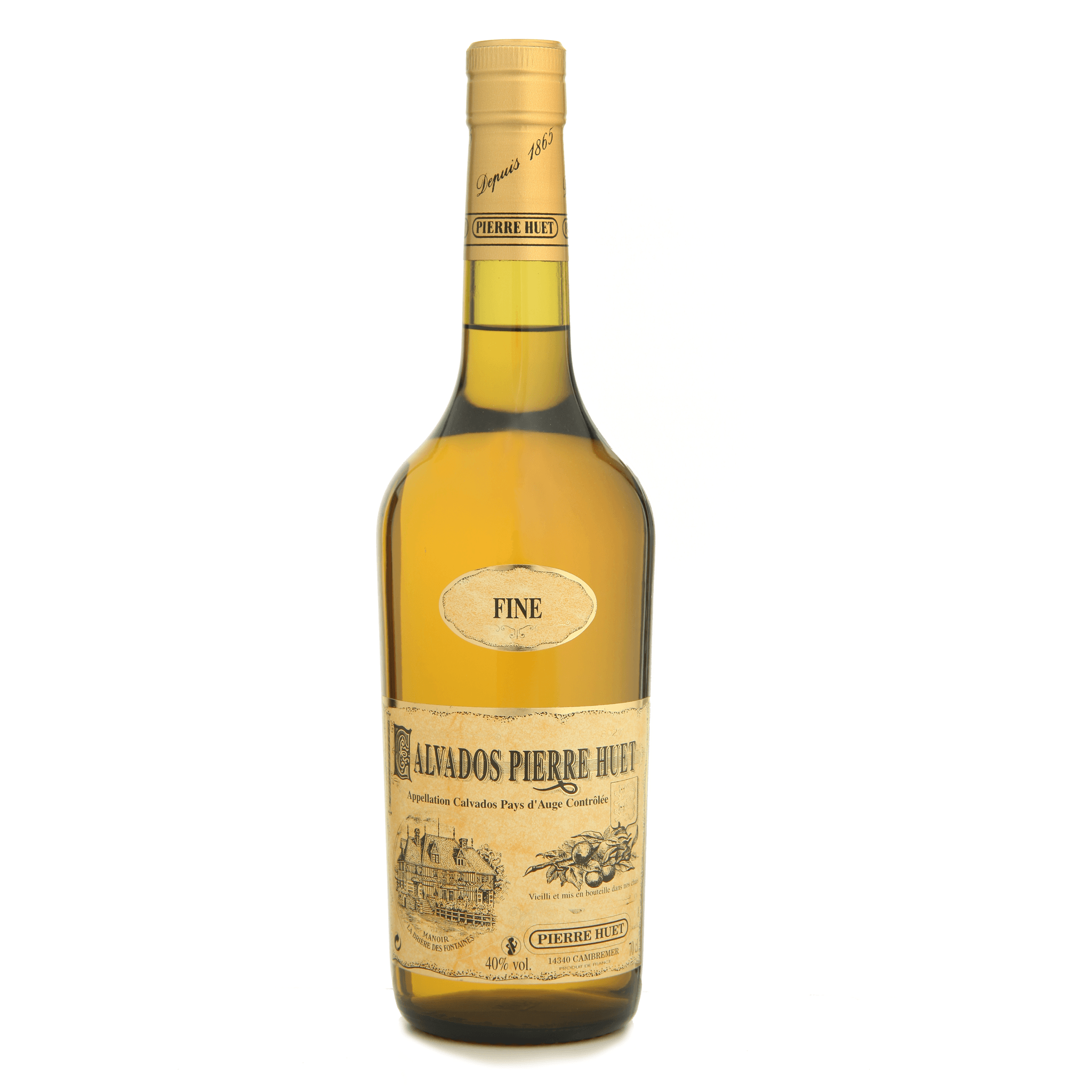 Pierre Huet Calvados Hors d'Age 12 years 40% 700ML | Mind Spirits