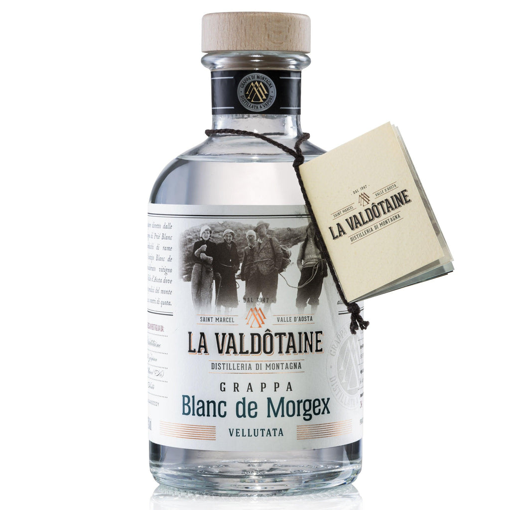 La Valdotaine Blanc de Morgex Grappa 42% 500ML - Mind Spirits & Co.