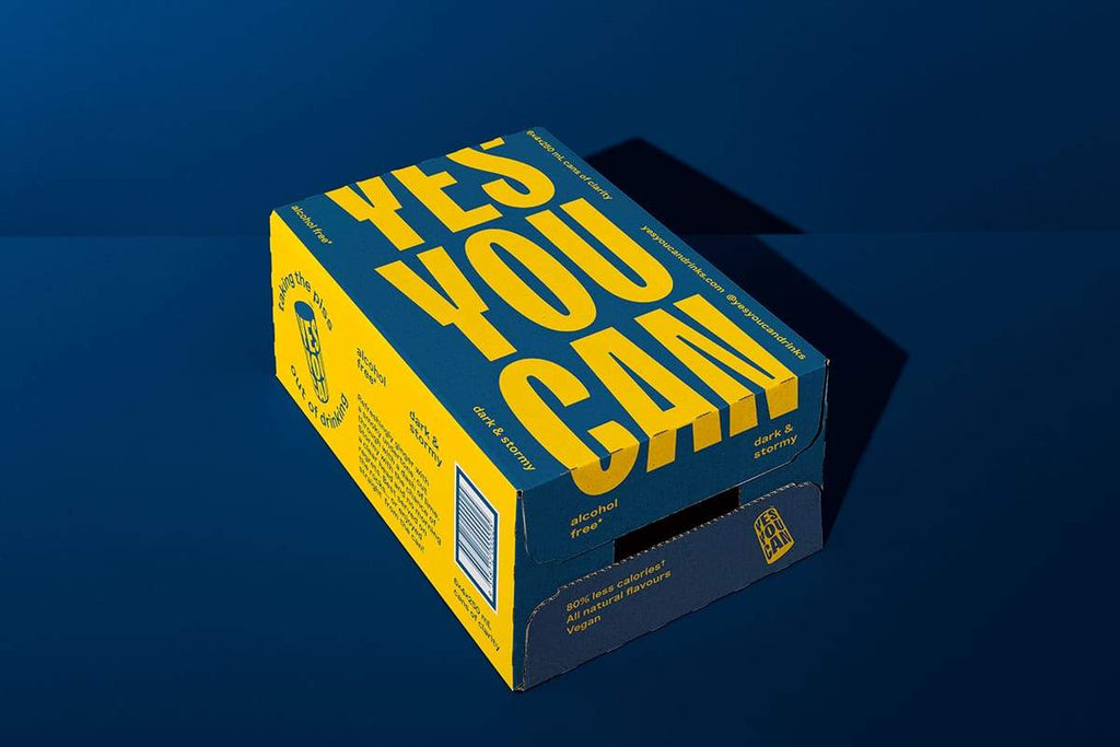 Yes You Can Dark & Stormy Alcohol Free RTD Carton 6x4packs 0% 250ML